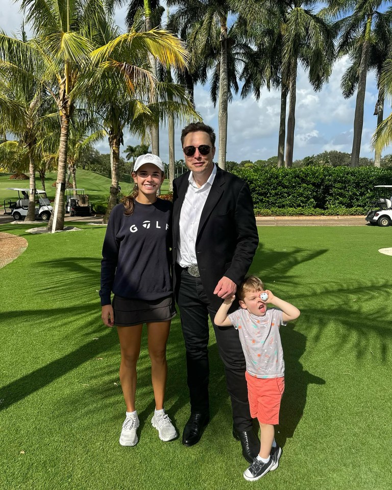 Kai also posed for a photo alongside Elon Musk and his son X-AE-A12