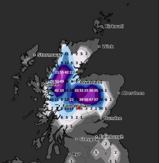 Some areas of the country could see a combined 29 inches of snow