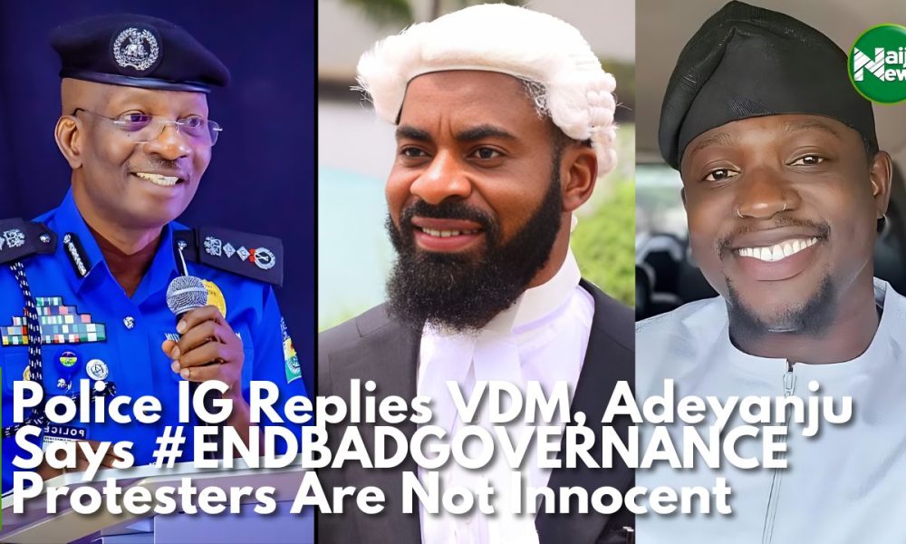 Video: Police Reply VeryDarkMan, Deji Adeyanju, Says #EndBadGovernance Protesters Not Innocent