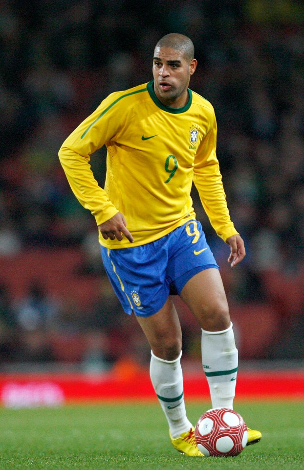 The Rio native won 48 caps for Brazil and was seen as the successor to Ronaldo