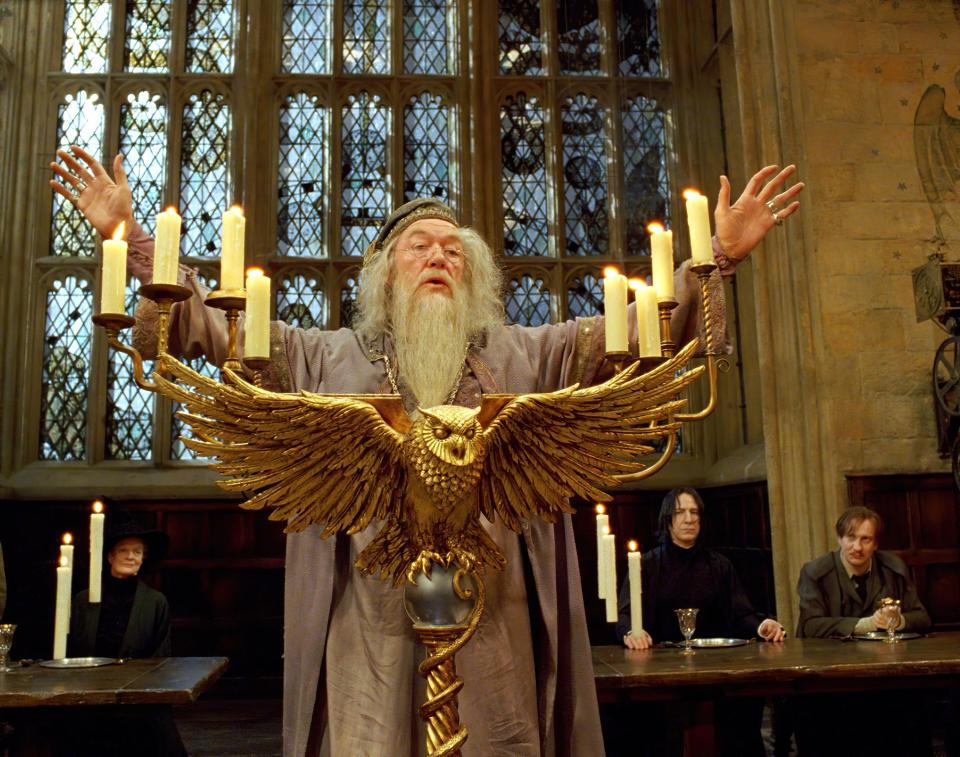 Michael Gambon as Albus Dumbledore in the Movie Harry Potter and the Prisoner of Azkaban