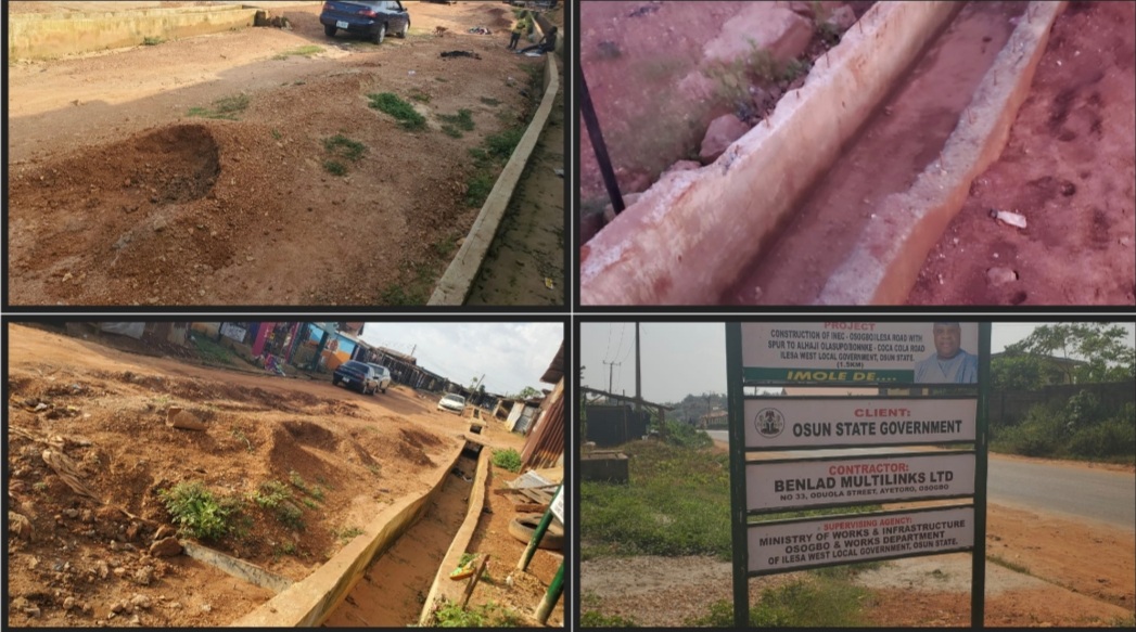 Residents decry neglect of road projects in Ilesa