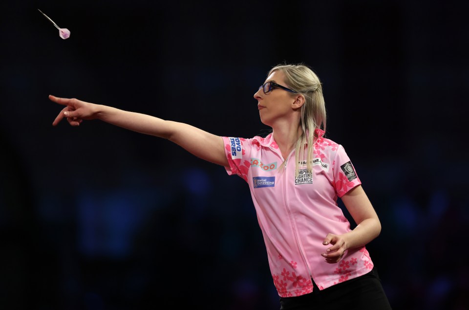 Menzies' girlfriend is fellow darts ace Fallon Sherrock