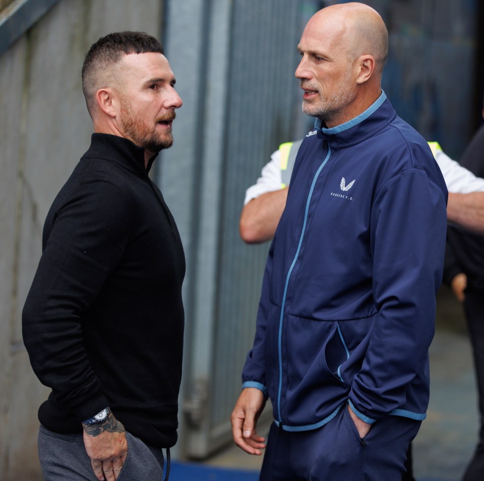 Barry Ferguson with Philippe Clement