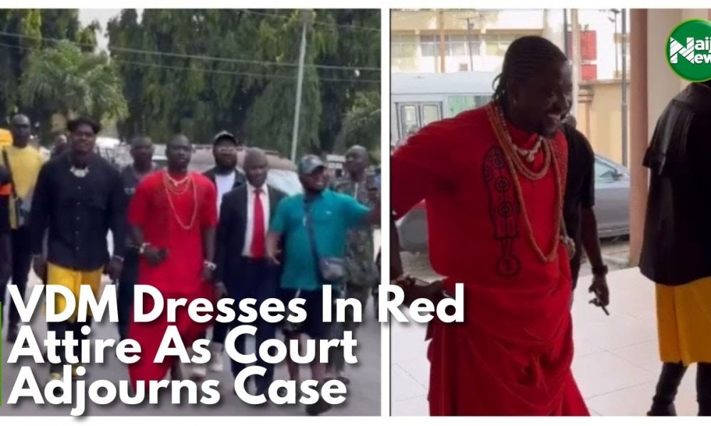 VDM Dresses In Red Attire As Court Adjourns Falana’s Case