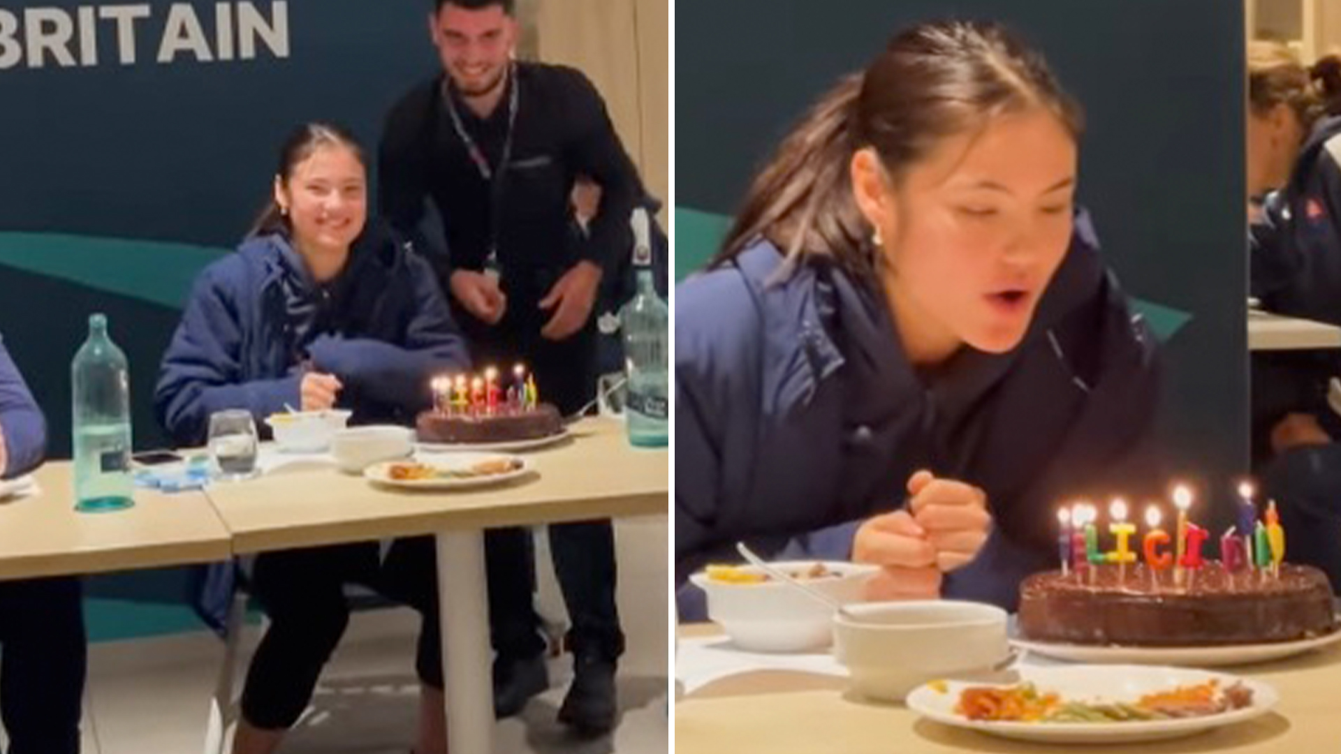 Inside Emma Raducanu's 22nd birthday party with tennis star and pals confined to hotel for safety reasons