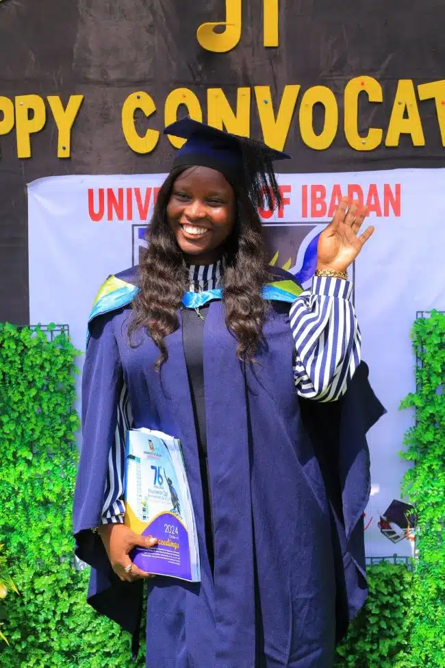 University of Ibadan graduate bags 13 awards, emerges best in her faculty