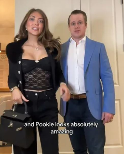 Campbell and Jett often show off their designer outfits on TikTok