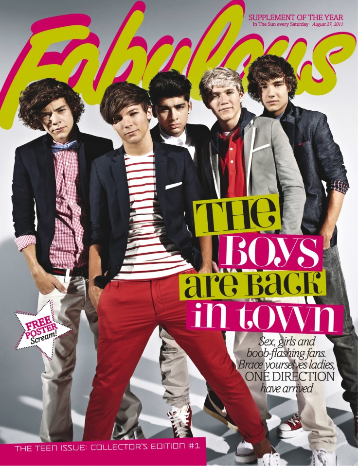 The boys fresh from their X Factor fame in first cover shoot from 2011