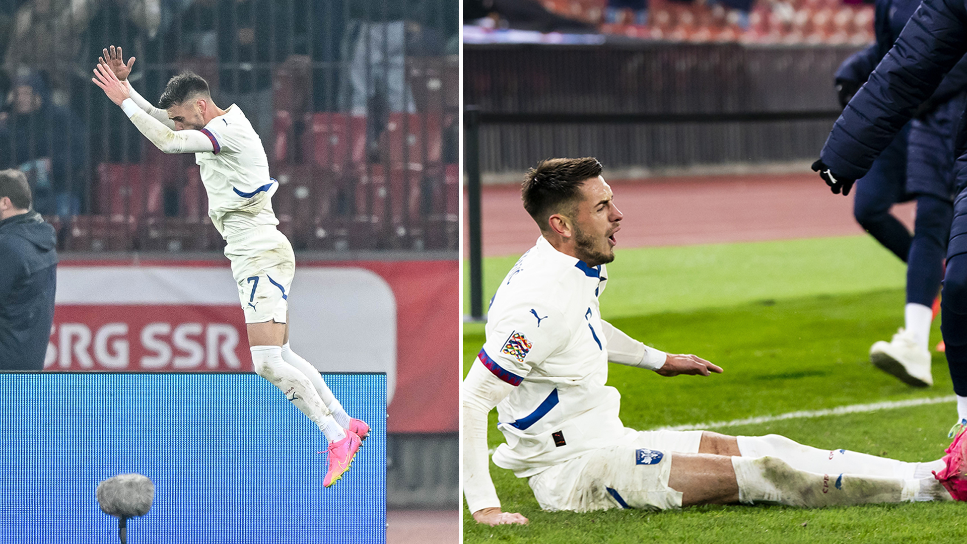 Nations League star in horror Cristiano Ronaldo celebration fail after last gasp equaliser against rivals