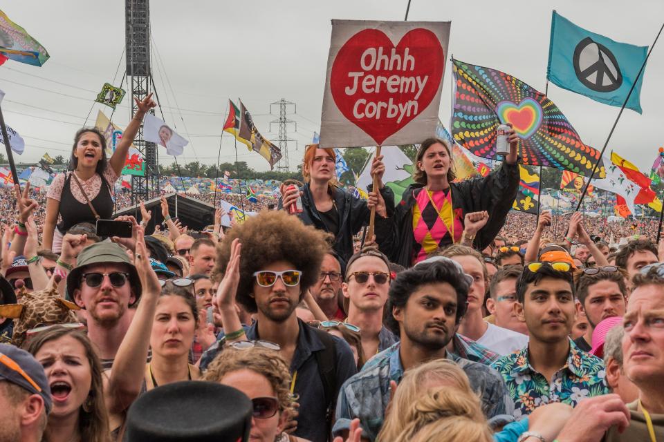 The annual event sees thousands of revellers descend on Worthy Farm