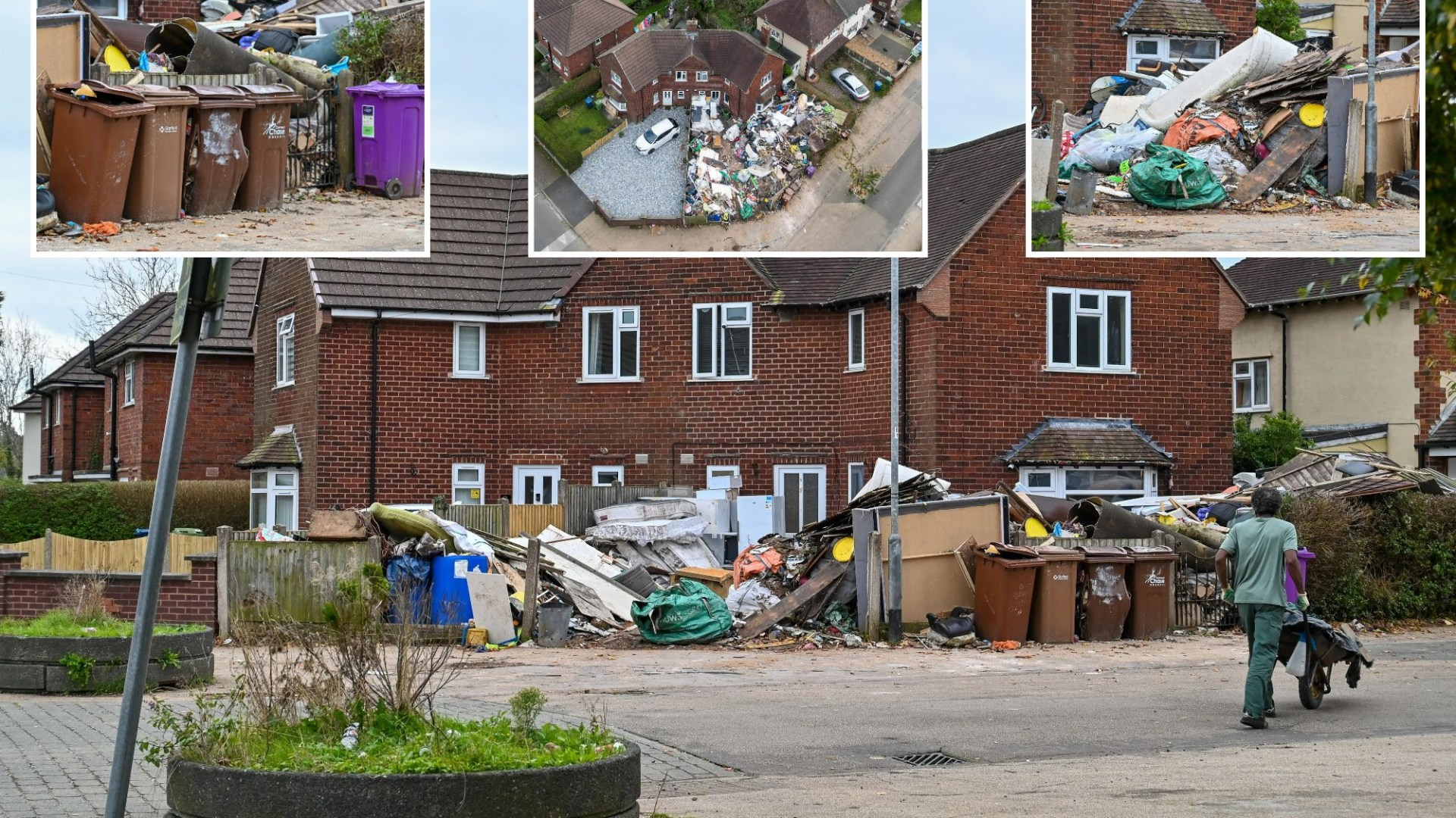 Our nightmare neighbour turned our street into a makeshift rubbish tip - he's FINALLY been kicked out