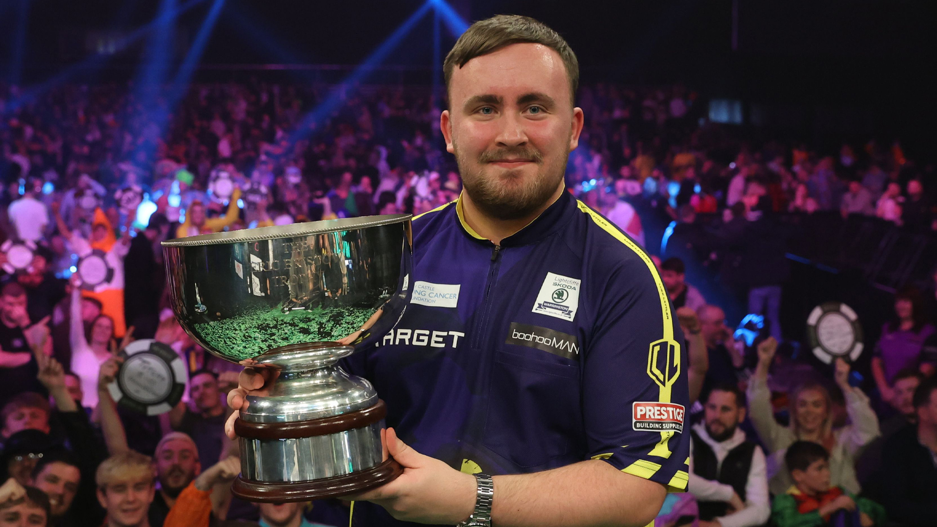 Luke Littler becomes 17-year-old MILLIONAIRE after winning Grand Slam of Darts with crushing victory over Martin Lukeman