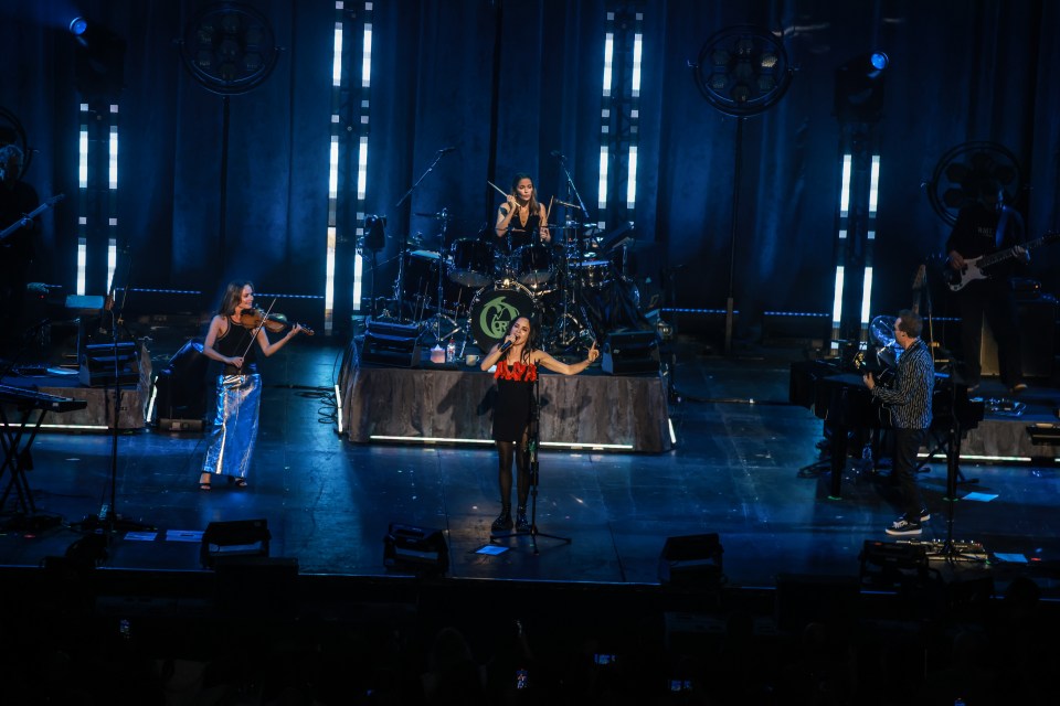 The Corrs performing in Dublin earlier this month