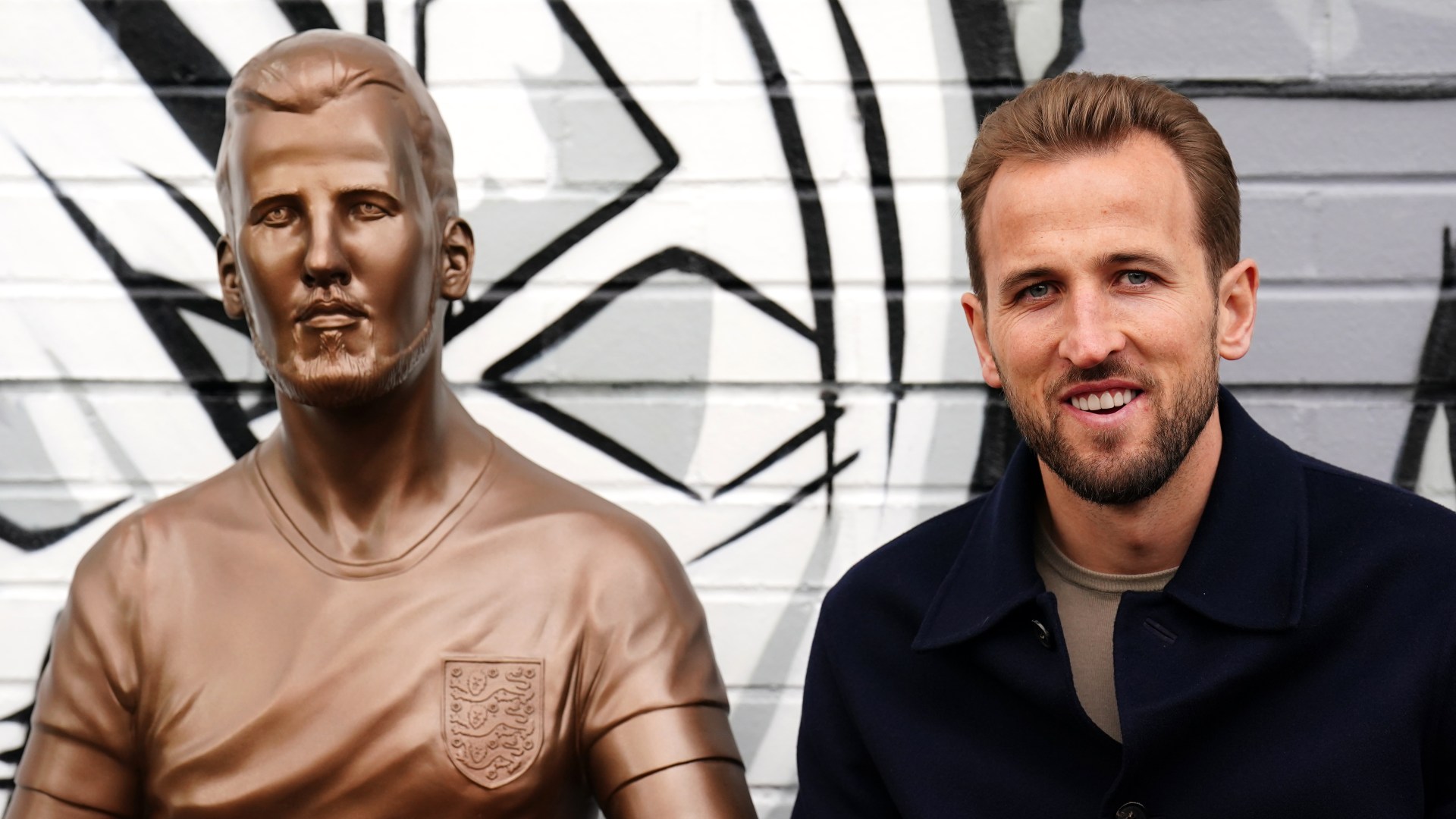 Harry Kane's 'fugly' £7,200 statue branded 'stuff of nightmares' unveiled after sitting in storage for almost FIVE YEARS