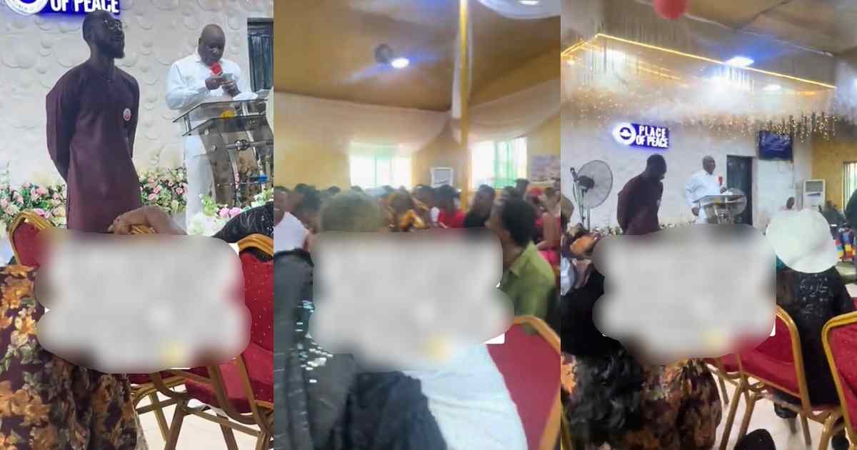 "And she’s among the girls shouting" – Female congregant publicly declares crúsh during an anonymous Q&A session in church (WATCH)