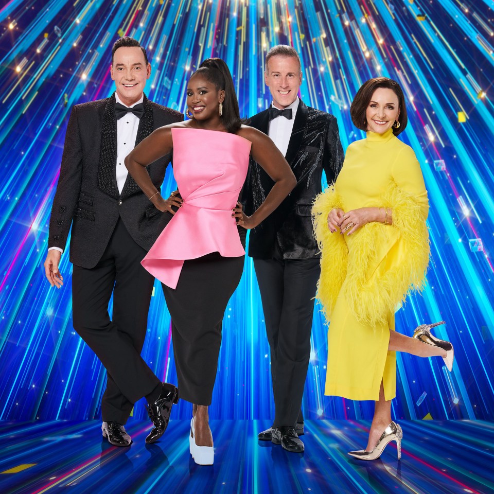 Craig Revel Horwood, Motsi Mabuse, Anton Du Beke and Shirley Ballas