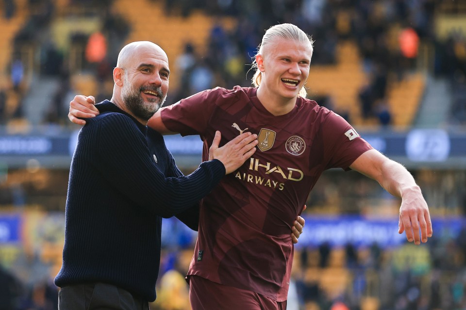 Haaland is the Cityzens next target after agreeing a contract extension with manager Pep Guardiola