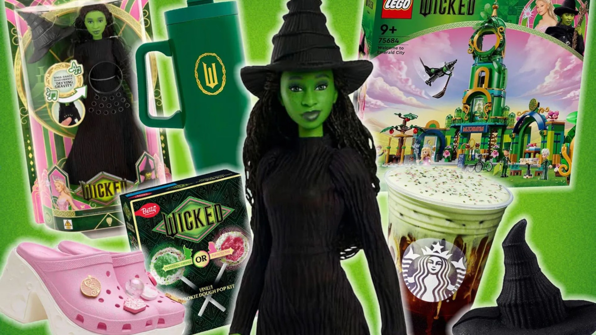 From bath bombs & crocs to hairdryers & handbags - all the bonkers Wicked merchandise set to hit shelves this Christmas