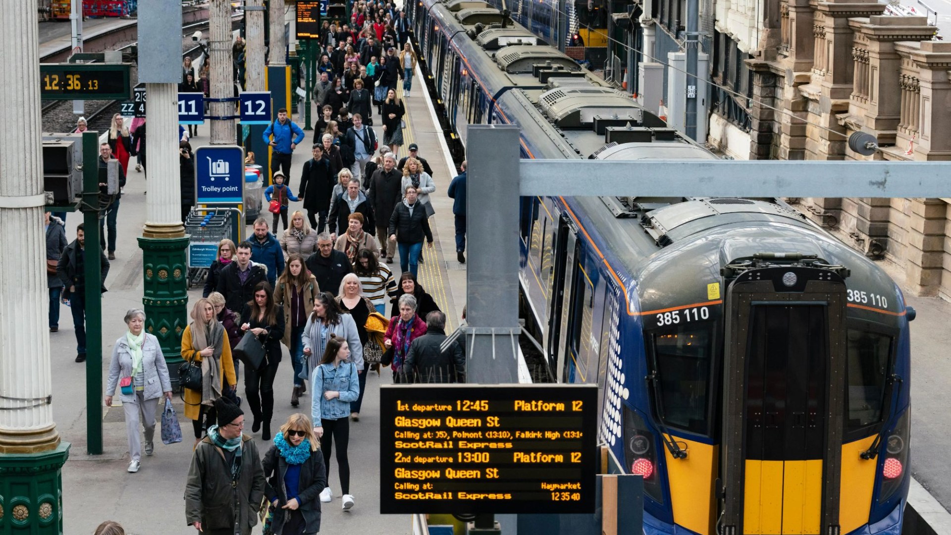 Rush hour chaos for ScotRail commuters as 'fault' causes cancellations & delays