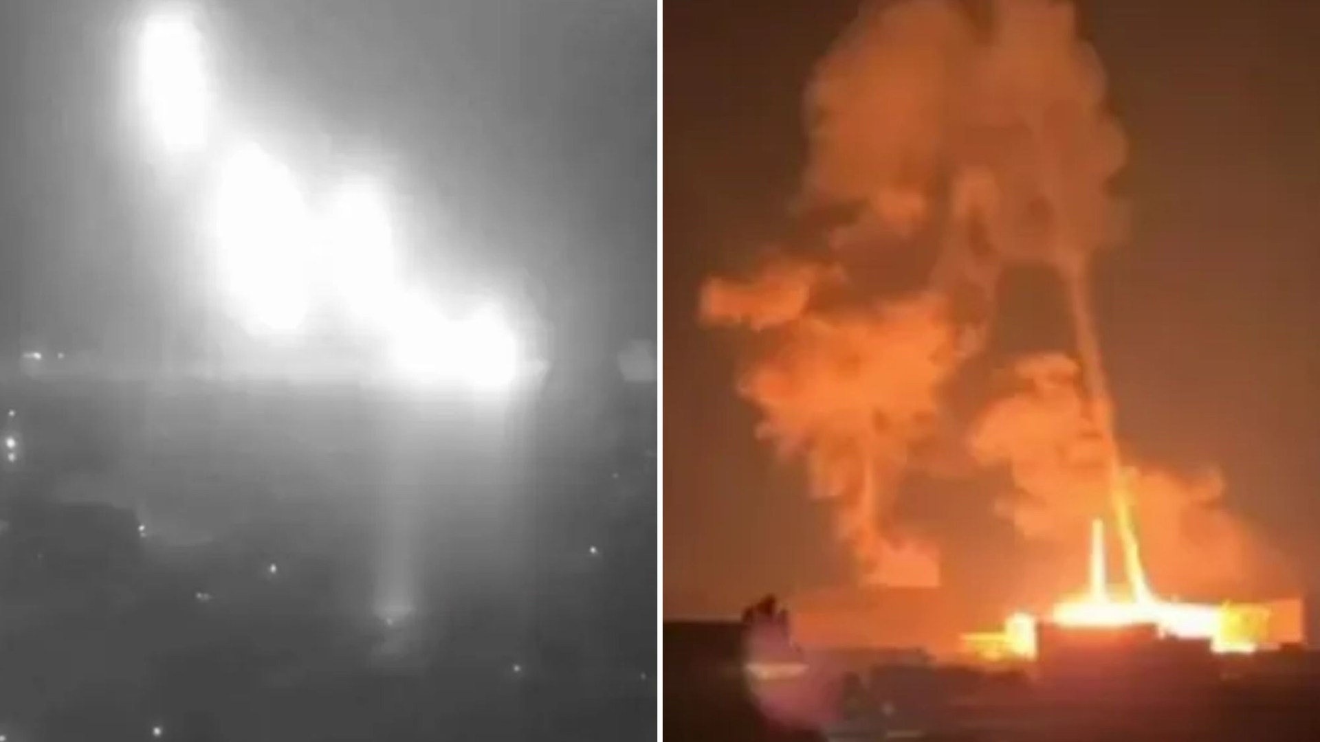 Moment ‘first EVER nuclear-capable ICBM is used in war’ showering Ukrainian city in blasts as Putin signals WW3 threat