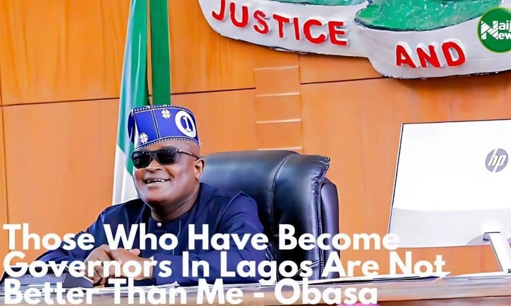 Full Video: Those Who Have Been Governor In Lagos Are Not Better Than Me – Obasa