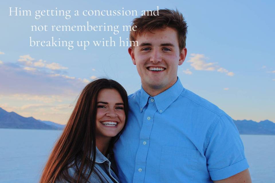 Mitchell got concussion and forgot about the breakup