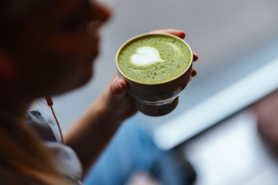 The green tea leaf drink saw the passenger get out a sieve and an electric frother (stock)