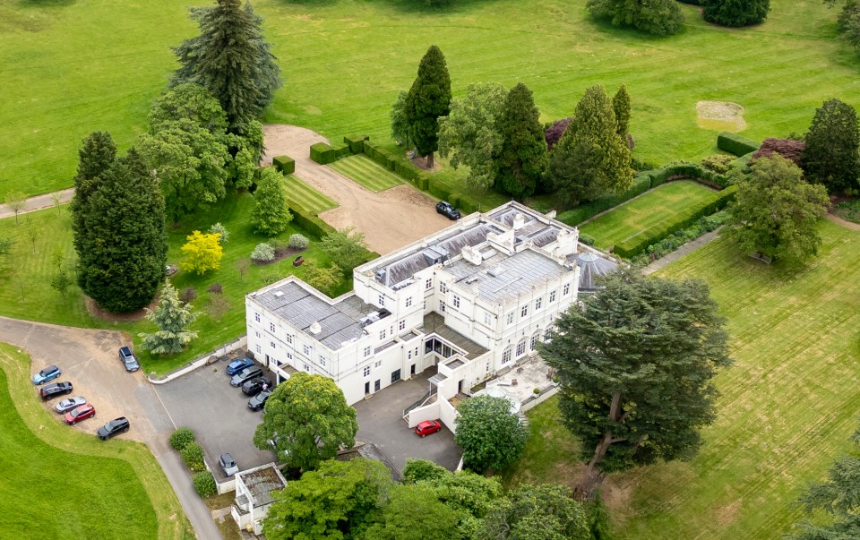 Royal Lodge in Windsor Great Park in the home of Prince Andrew The Duke of York and his ex wife Sarah, The Duchess of York