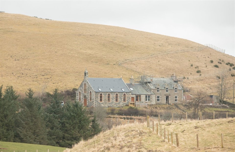 Trevor Smith's home in the Cabrach.