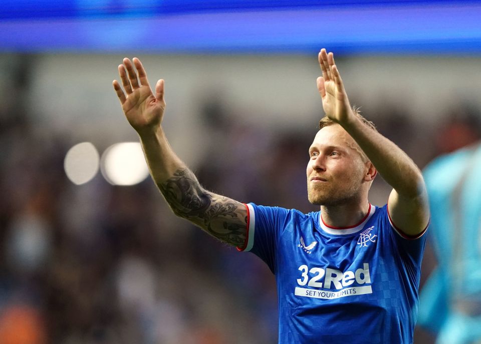 Scott Arfield was a fan favourite at Ibrox