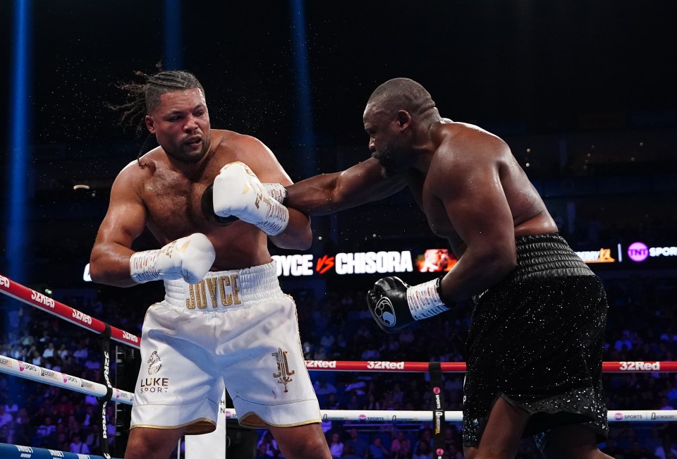 Chisora has not fought since beating Joe Joyce in July