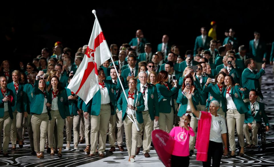 The Northern Ireland team at the 2022 Commonwealth Games