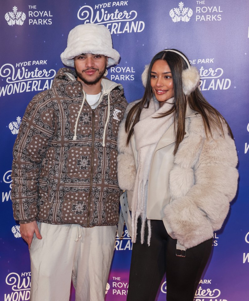 It came after the duo enjoyed the festive fun at Hyde Park's Winter Wonderland earlier this month