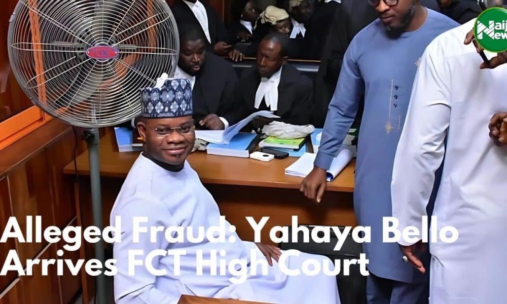 Alleged Fraud: Yahaya Bello Arrives FCT High Court