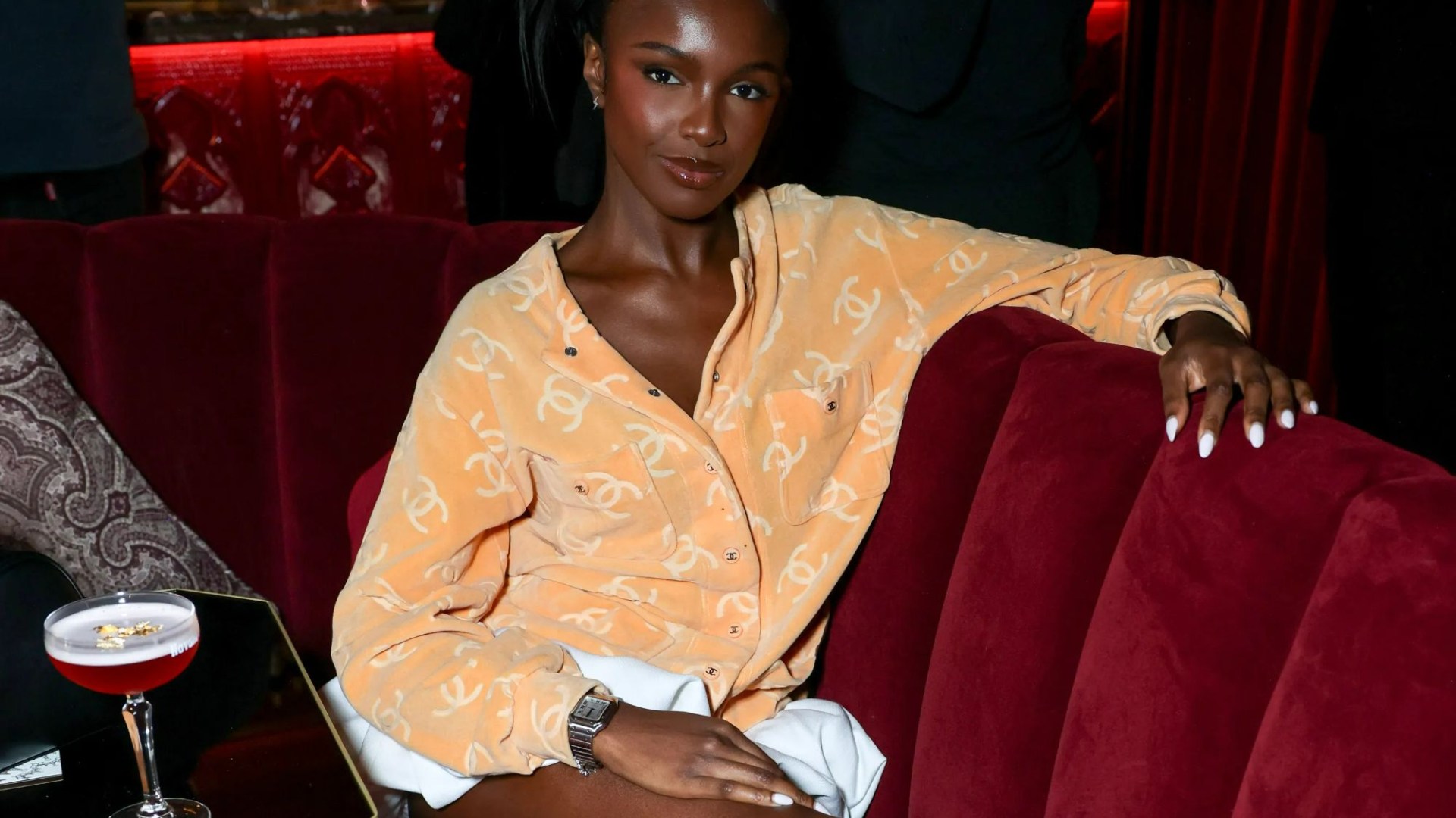 Models Leomie Anderson and Hana Cross glam up for VIP Havana Club launch party