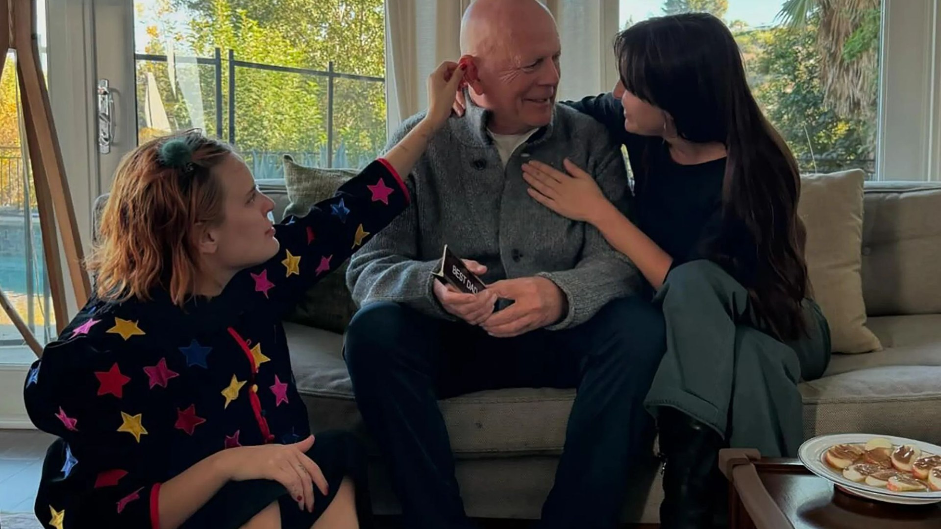 Bruce Willis seen in rare family pics as star celebrates Thanksgiving with his wife and daughters amid dementia battle