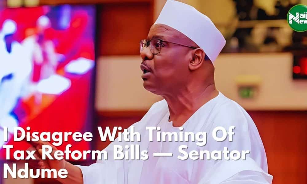 VIDEO: I Disagree With Timing Of Tax Reform Bills – Senator Ndume