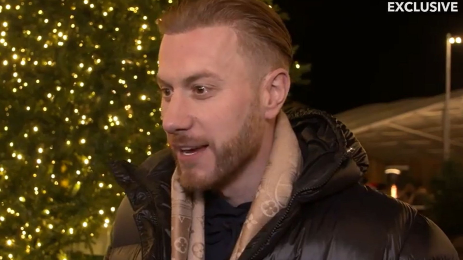 Watch the moment Katie Price's ex Kris Boyson says he'll 'fight ALL of her exes' as they all turn up to same Xmas event