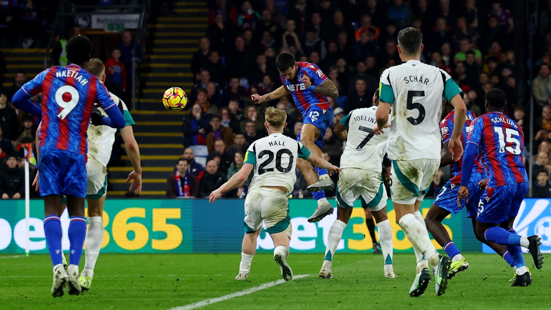 Crystal Palace 1 Newcastle 1: Munoz late goal sees points shared as Toon fail to muster a shot on target and lose Isak