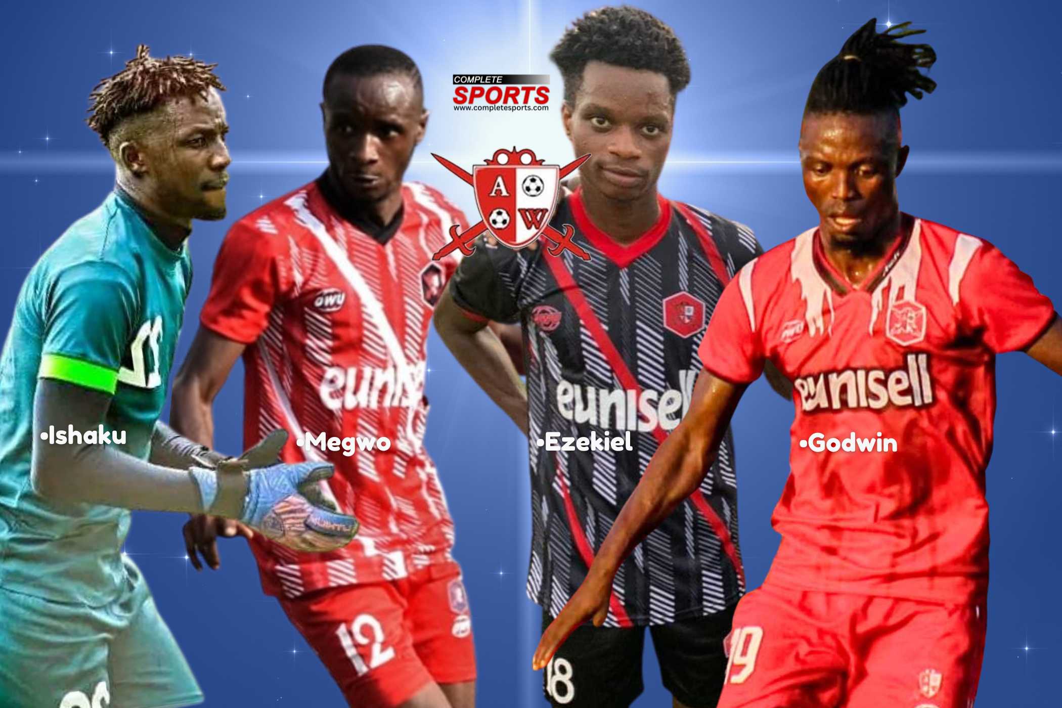 Abia Warriors Stars’ Megwo, Ezekiel, Ishaku, Godwin Boost Home Eagles Ahead Ghana Clash