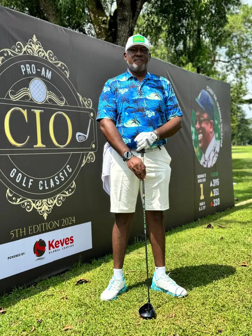 All eyes on Edochie, celebrity golfer