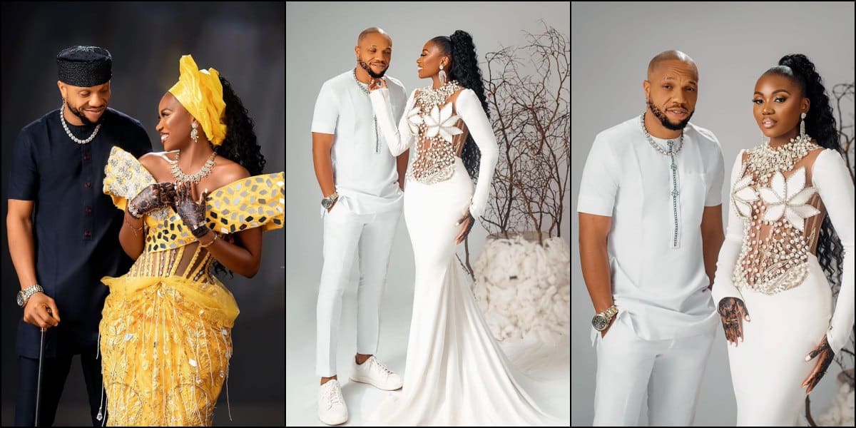 Congratulations pour in as Charles Okocha shares pre-wedding photos