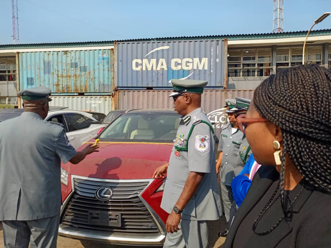 Customs Intercepts 21 Vehicles Stolen From Canada In Lagos, Rivers Ports