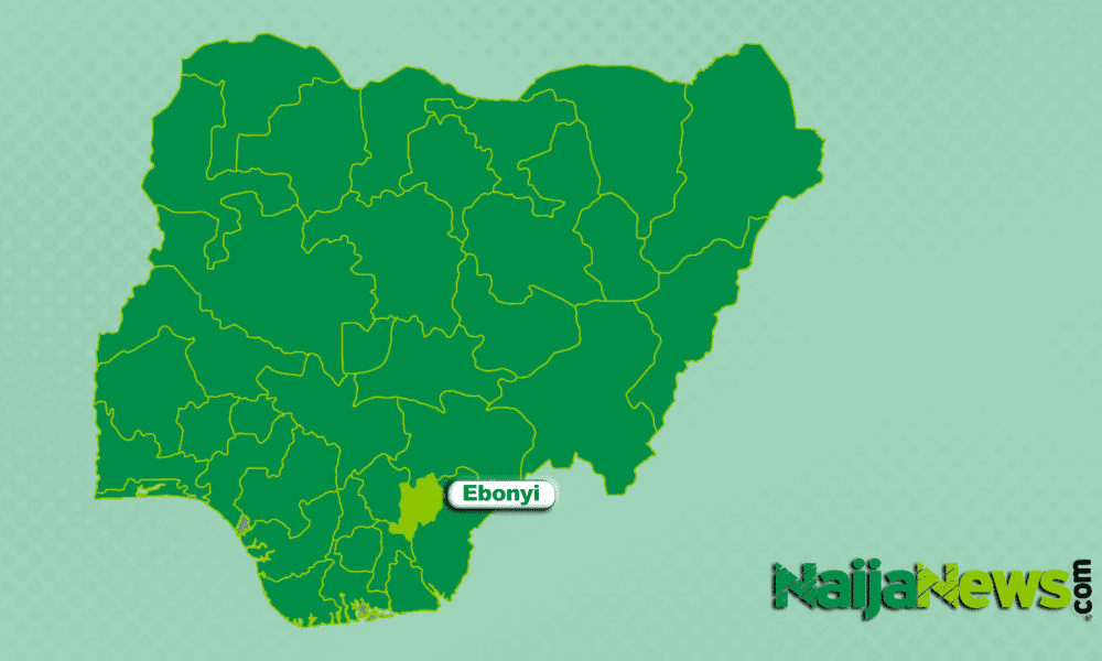 Map of Ebonyi State, Nigeria