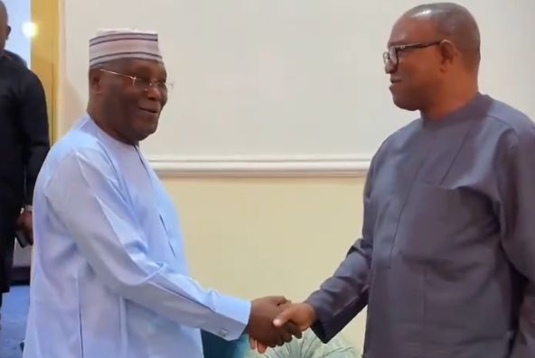 Ex-VP Atiku Hosts Peter Obi In Adamawa