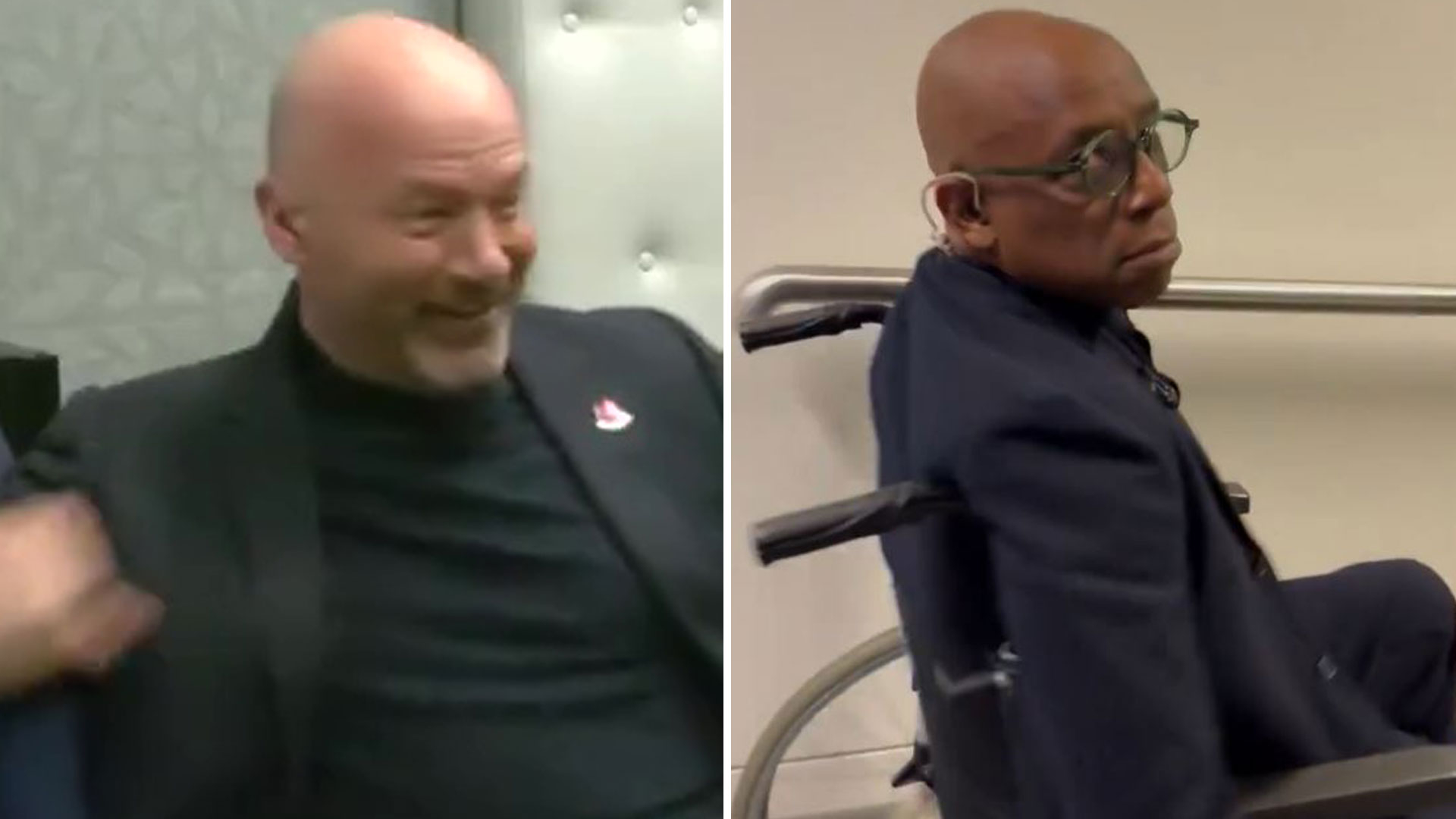 'F***ing shut your mouth’ - Ian Wright in X-rated rant at giggling Alan Shearer after Newcastle stun Arsenal