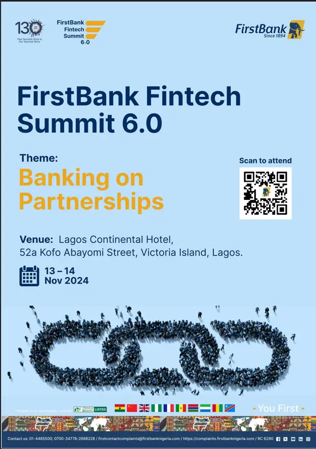 FirstBank Hosts Fintech Summit 6.0, Launches Fintech Innovators Pitch Programme