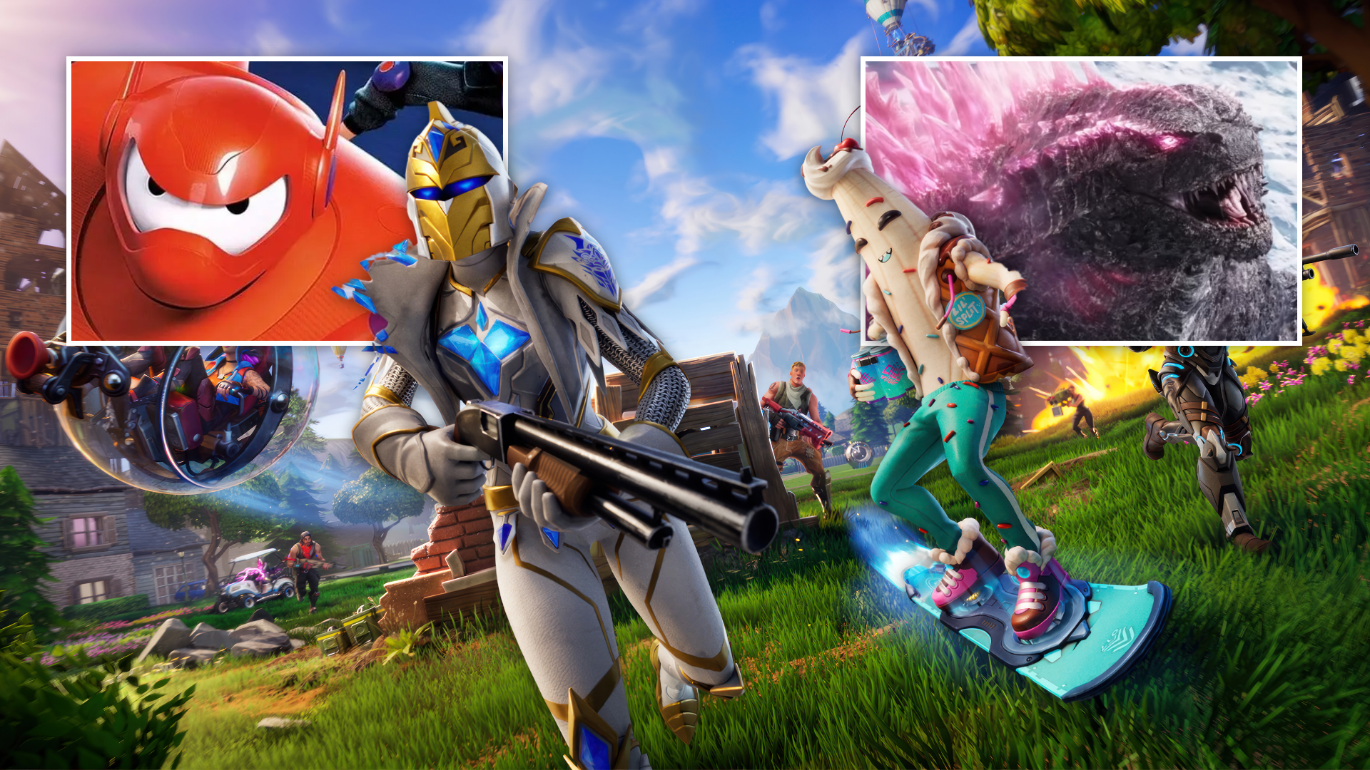 Fortnite leaks suggest Baymax skin, Godzilla collab could be coming to Chapter 6 Season 1