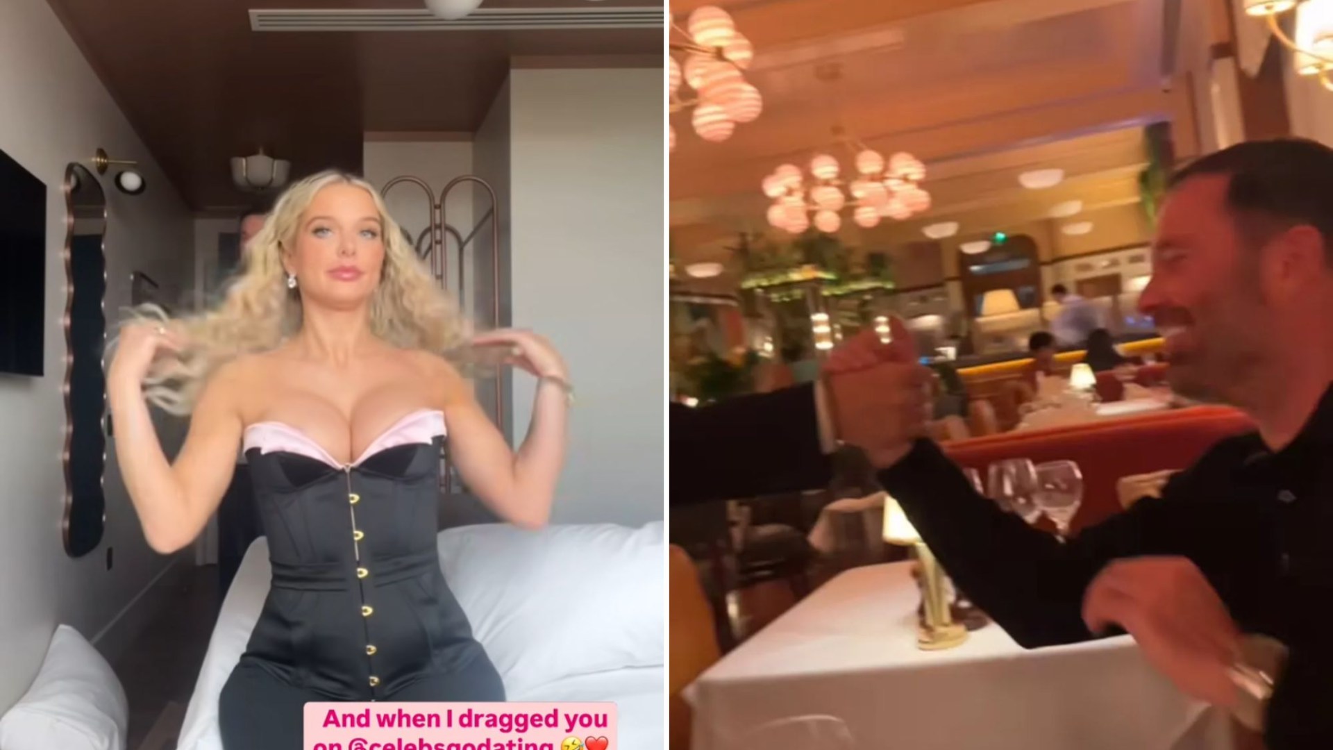 Helen Flanagan stuns in plunging corset-style top as she wishes new boyfriend Robbie happy birthday